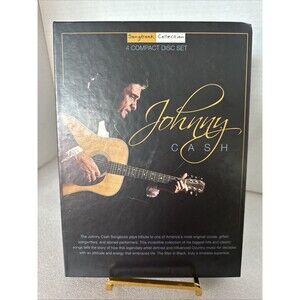 Johnny Cash Songbook Collection 4 CD Set With Book Photos Quotes Collectible